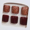Gemmicho Press On Toenails Kit, Extra Short Press On Nails