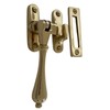 Window Casement Lock with Tear Drop Handle (Brass)