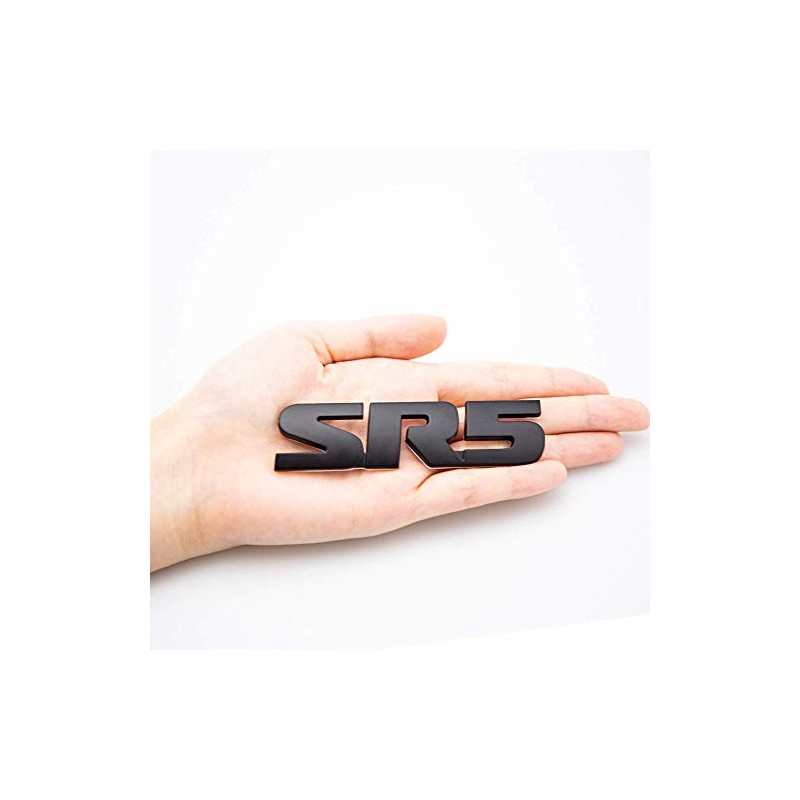 2Pcs SR5 Emblem Trunk Back Decal Sticker Badge for Tacoma