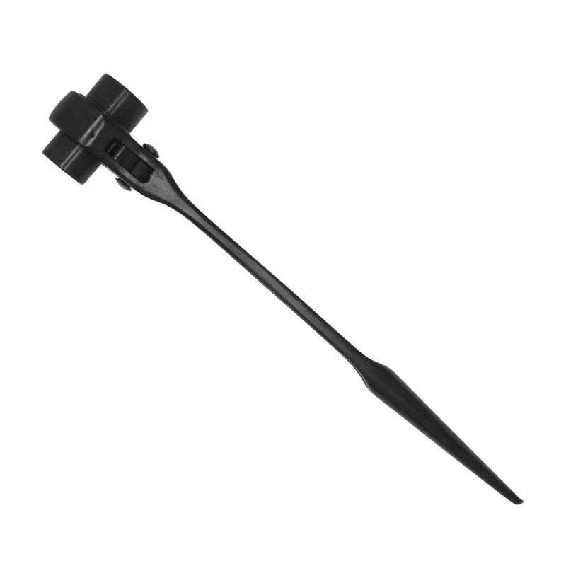 Hotooldo 17mm x 19mm Black Torx Ratchet Podger Spanner Quick