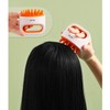 바코젤 헤어 샴푸 브러쉬 두피 마사지, 오렌지, 1개 Bacogel Hair