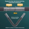 YIOVVOM 1-1/4 Inch Angle Simple Flexible and Expandable Drain Pipe