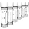 RE-GEN 6x 30ml Clear Plastic Liquid Container Pots, Screw Top