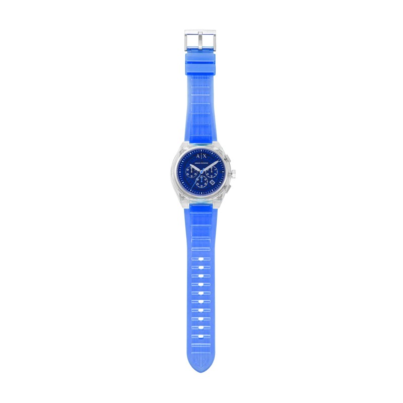 A|X Armani Exchange AX4166 Men's Watch, Blue, blue, Bracelet Type