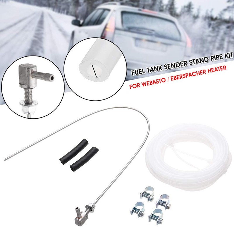 Auxiliary Heater Fuel Tank Standpipe Kit, Rubber Hose Fuel Standpipe