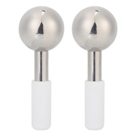 Stainless Steel Facial Ice Globe Face Cooling Roller Beauty Massager for Puffiness Wrinkles