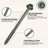 #14 x 4 Wood Structural Screws 50 Pack Hex Head