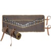 Tool Roll Up Bag, Heavy Duty 16oz Waxed Canvas Wrench