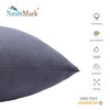 NatureMark Pack of 2 Jersey Cushion Covers, Side Sleeper Pillows,