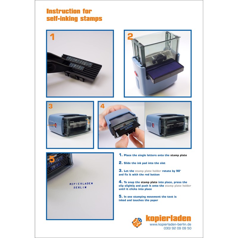 Shiny S 882 Customisable Stamp Self-Inking Up to 3 lines