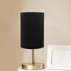 STOBAZA Tall Drum Lamp Shades, Linen Cylinder Lamp Shade, E27