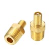 Woetwoat Brass Light Compressor, Air Compressor Valve, 1/4 Inch NPT