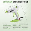 WorkBless Dual Temperature Hot Glue Gun 60W/100W, 2-3 Min Fast