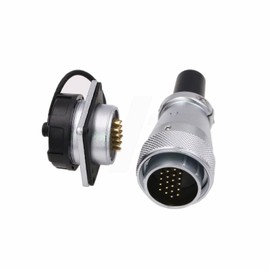 HangTon WS28 20 Pin 5A Male Plug Female Socket Aviation Circular Power Connector Bulkhead Lten Automotive Solar Outdoor