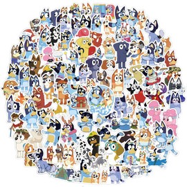 Stickers Children, Pack of 100 Stickers Set, Yellow, Blue, Brown, for Bulk Stickers for Scrapbooking, Teachers, Toddlers, Birthday Theme, Children's Gift for Children and Teenagers