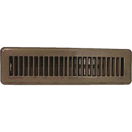 Rocky Mountain Goods Floor Register 2” X 12” - Heavy Duty Walkable Register - Premium Finish - Easy Adjust air Supply Lever - 2 Inch by 12 Inch Floor Vent (Brown)