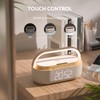 COLSUR Bluetooth Speaker Alarm Clock with Wireless Charger, FM Radio,