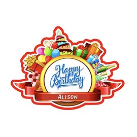 Happy Birthday Cruise Magnet, Birthday Stateroom Door Magnet