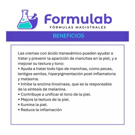 Ácido Tranexamico 15% Crema 100gr