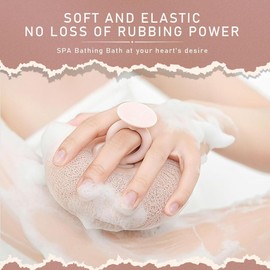 Esponja de Baño Girasol con Ventosa 2026 Mejorada, 2 en 1 Exfoliante Suave, Esponja Limpiadora para Ducha, Ideal para Mujeres y Hombres (Multicolor-4 piezas)