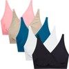 Suekaphin 5pack Nursing Bra Maternity Bra Breastfeeding Sleeping/Sleep Bra Pregnancy