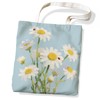 LIANGW Daisy Canvas Tote Bag Aesthetic, Daisy Gifts for Women,