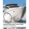 HUFEWU Control Cables 10FT Fit for Outboard Engine GEN I