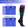Compression Socks (8 Pairs), 15-20 mmHg is Best Athletic for