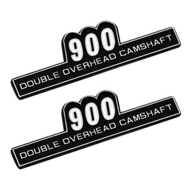 Mad Max Side Cover Emblem 900 Left & Right Set Double Sided Tape Fits 900cc DOHC Kawasaki Honda Yamaha Suzuki kawasaki honda yamaha suzuki etc Zephyr Z1 Z2 Old Car Accessories Custom Parts