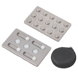 Stainless Steel Magnetic Push Slider Toys Adult EDC Office Autism Sensory Stress Relief Toys