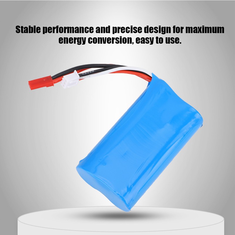 7.4V 1500mAh 18650 15C Rechargeable Lithium Battery RC Aircraft Part