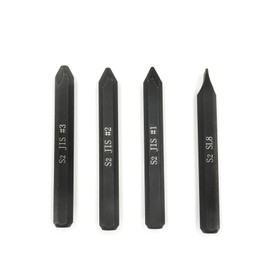 JIS B4633 Impact Screwdriver Bits For Impact Driver, 5/16" Hex Shank, S2 Alloy Steel,75mm Long- Ideal for Japanese Automotive & Motorcycle Repairs (JIS #1+#2+#3+SL8)