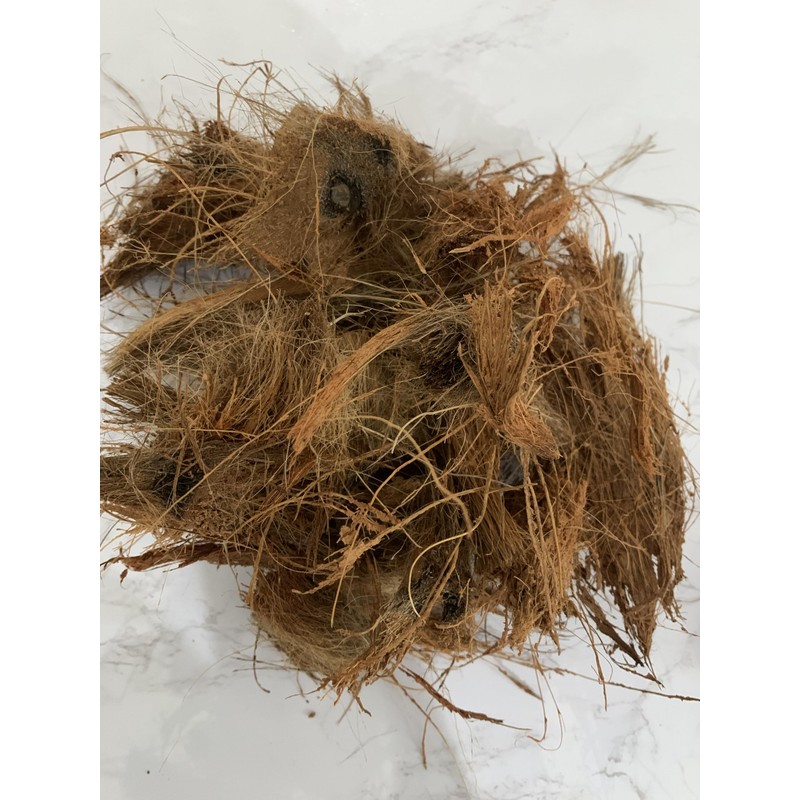 Natural Coconut Husk Fibres, Raw Coir Material, Brown