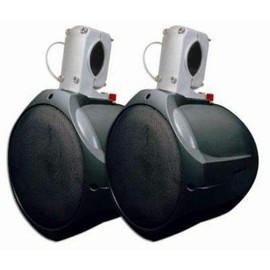 MCM Custom Audio 60-10031 8" Marine Wakeboard Two-Way Speaker Pair - Black