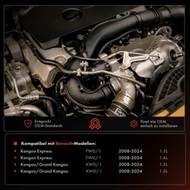 Frankberg AC Hose Petrol/Diesel Compatible with Kangoo Express FW0/1 1.5L 1.6L 2008-2024 Kangoo/Grand Kangoo KW0/1 1.5L 1.6L 2008-2024 Replace# 8200899766
