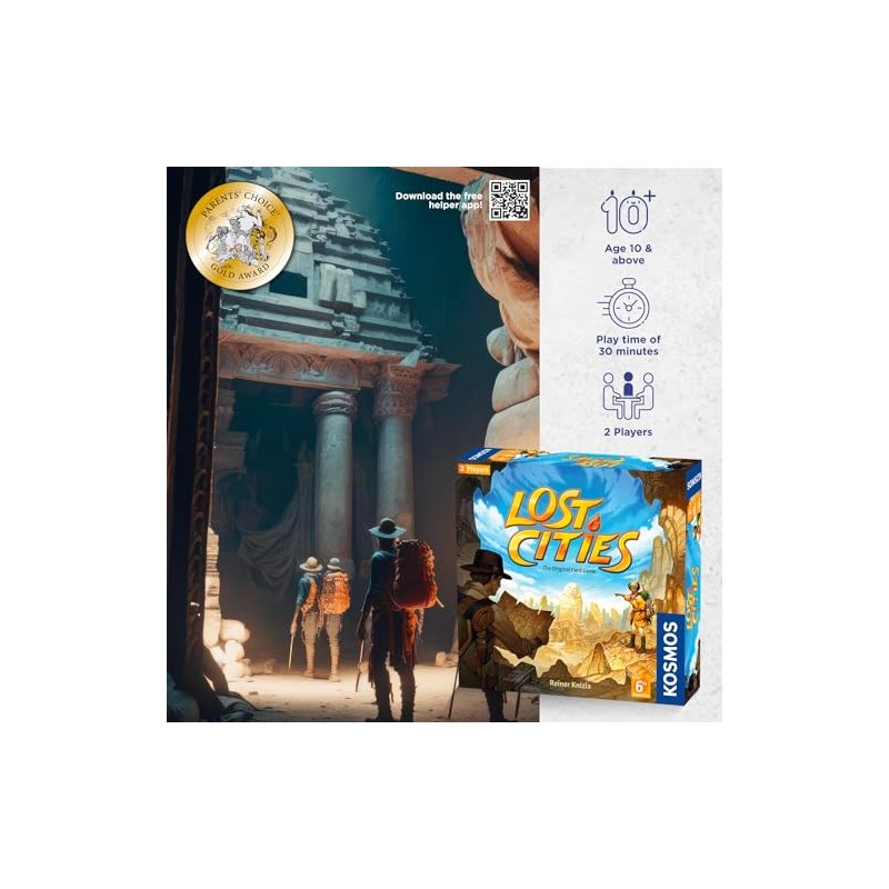 Thames & Kosmos - Juego de cartas Lost Cities (2