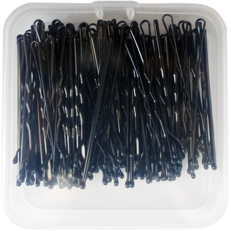 ScivoKaval Bobby Pins Bulk Black 100 Count Hair Bob Pins