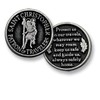 Cathedral Art Saint Christopher Pocket Token, 1-Inch,White, Sand