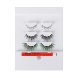 Profusion Cosmetics Jurassic Park 10,000 Volts Faux Mink Lash Set, Lash Couture False Eyelashes Multipack, Flat Lash Technology, Super Slim Lash Band, Real Lash Extension Fibers, Reusable Strip Lashes