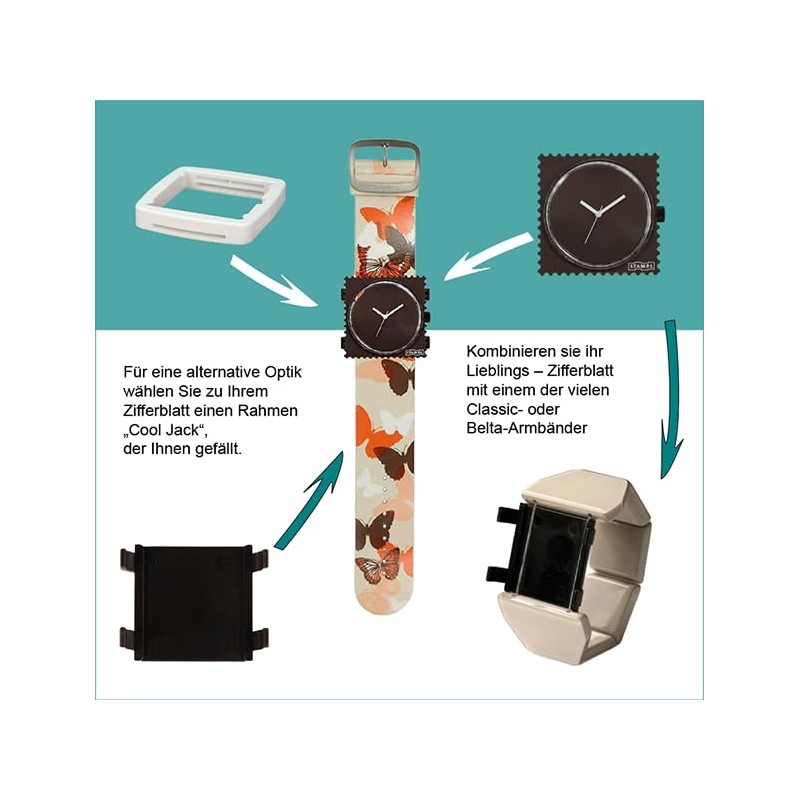 S.T.A.M.P.S. Uhr Zifferblatt Paint it 105919