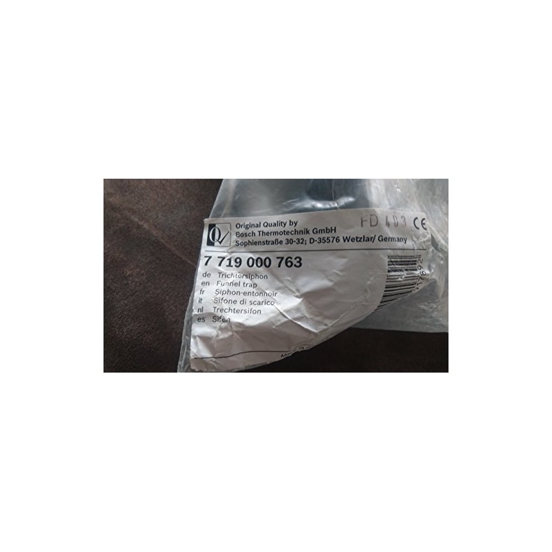 Junkers Odour Trap Collection Condensate/Connection Safety Valve Safety