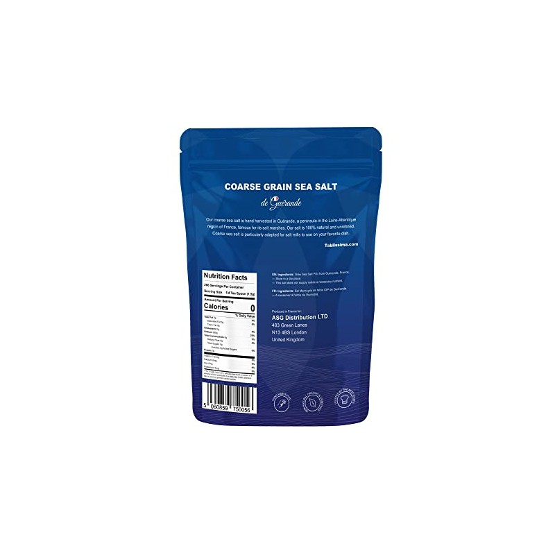 Coarse Grey Sea Salt from Guerande - Natural and Hand