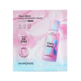 Mamonde Skin Care Moisturizing Rose PHA Hydrogel Mask 3+1 sheets / 마몽드 피부관리 수분공급 로즈 PHA 하이드로겔 마스크 3+1매