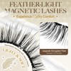 LASHVIEW Upgrade Soft Magnetic Eyelashes Natural Look,Reusable Magnetic Eyelashes with