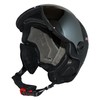 Protectwear Ski helmet MS95 black matt with two visors folding