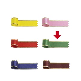 Taka Seal Ribbon 50-7413 Eve Width 0.7 inch (18 mm) x 32.8 ft (10 m) Roll Green