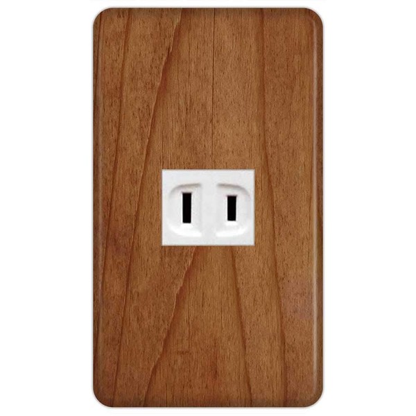 Panasonic [Modern Plate] Outlet Plate [1 Row for 1 Co] WN6001W Outlet Cover, Switch Cover, Switch Plate, Woodgrain Pattern, 250 Design, 026-050 No. 027, Made in Japan