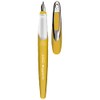 Herlitz my.pen School Fountain Pen M-Nib Mustard/White M, Pack of