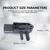 HISports Exhaust Pressure Sensor, DPF Intake Pressure Sensor 059906051A, 0281006005,