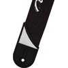 Jackson White Logo Strap, Guitar Accessories, Black, 2in